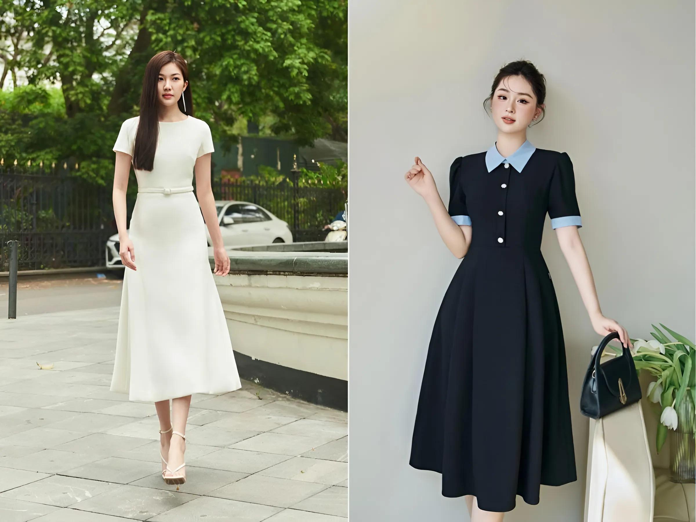 Đầm cho nàng dáng chuẩn tự tin chinh phục mọi kiểu dáng