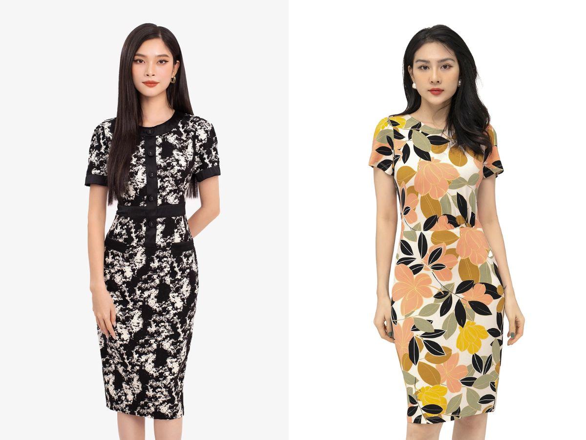 Màu Sắc Và Họa Tiết Đầm Ôm Công Sở