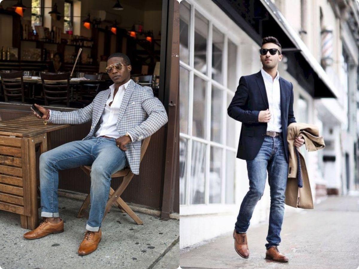 Có nên phối giày Oxford với quần Jeans không?