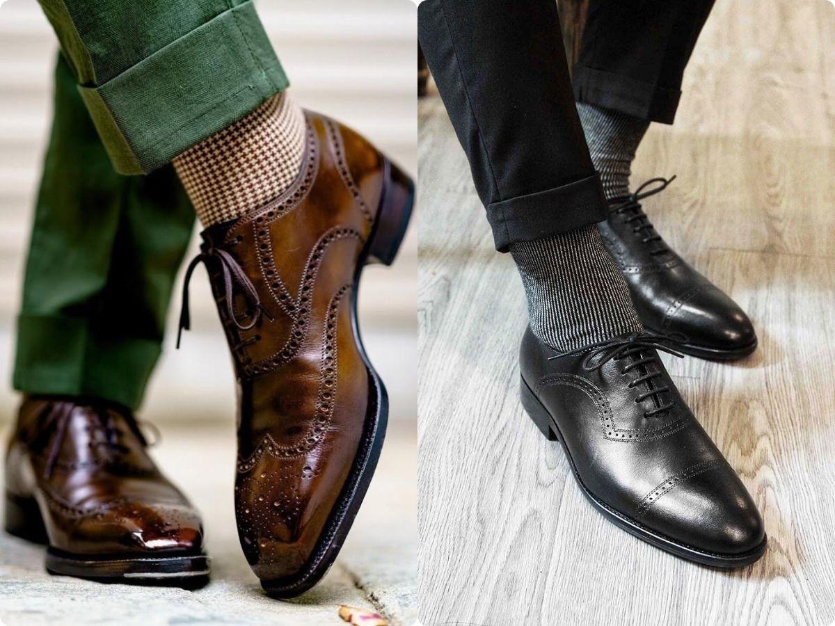 Mới bắt đầu chơi giày tây, nên mua Oxford màu đen hay nâu trước?