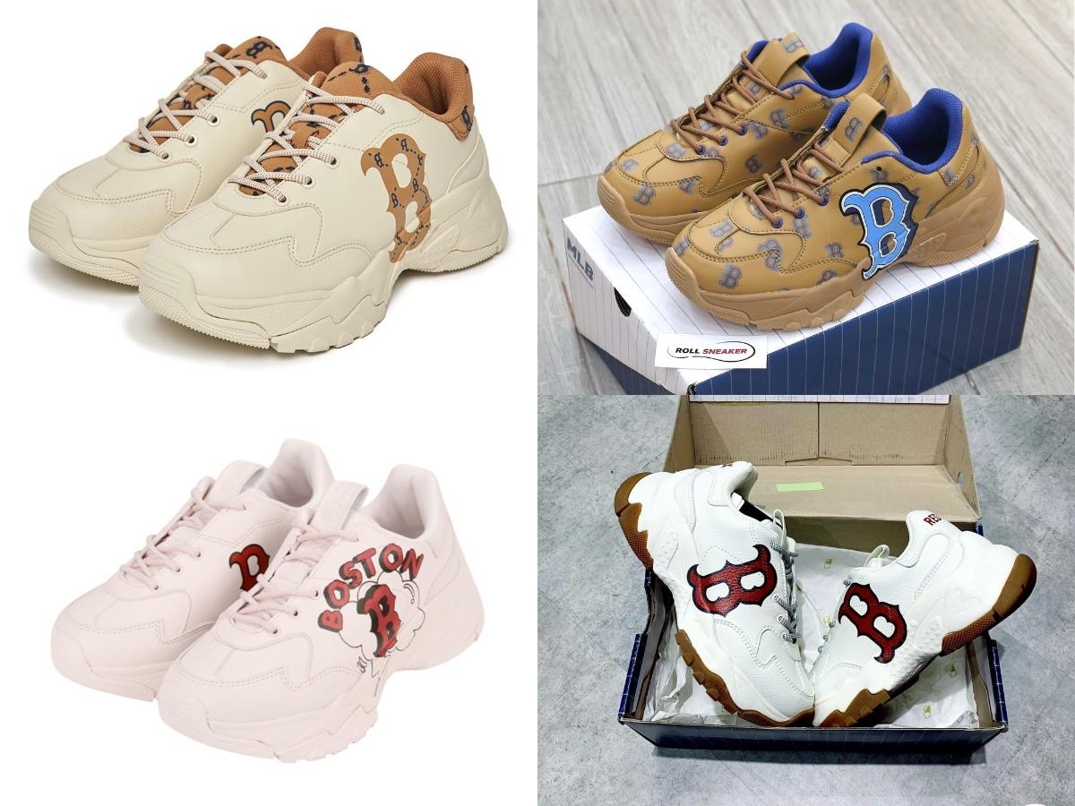 Đây có thể xem là mẫu giày MLB Boston "quốc dân" và dễ nhận biết nhất với logo chữ "B"