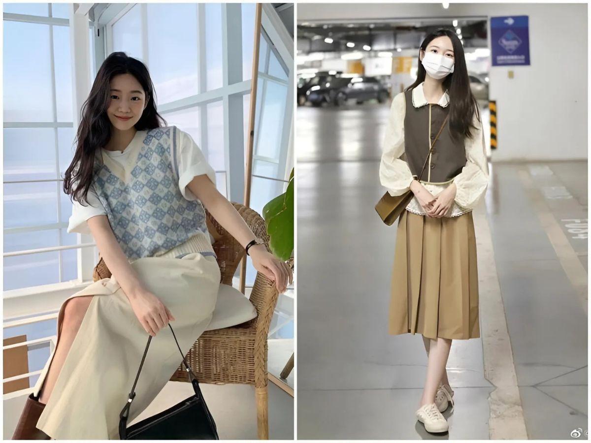 Áo gile mặc cùng áo sơ mi là cách layering hiệu quả và thời trang.