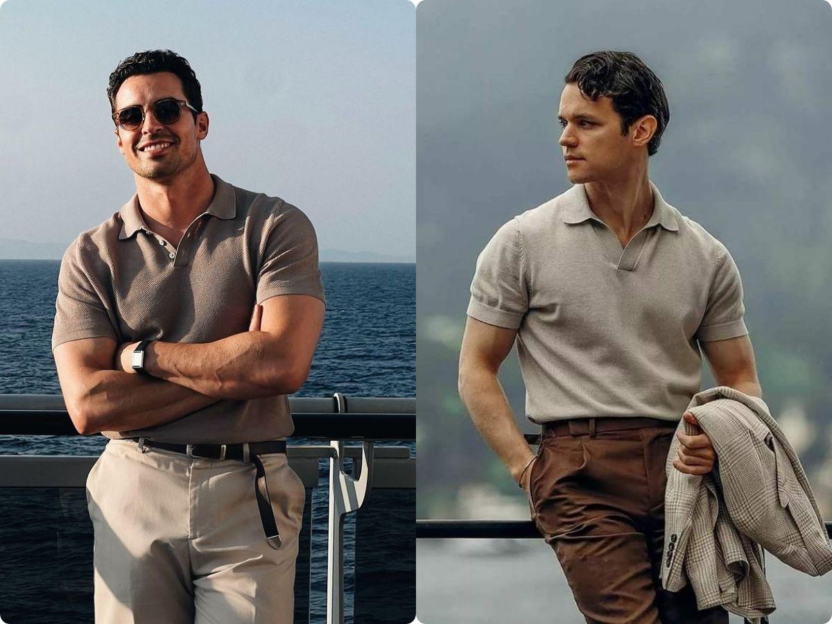 Áo Len Polo Nam Merino Dệt Kim Basic 