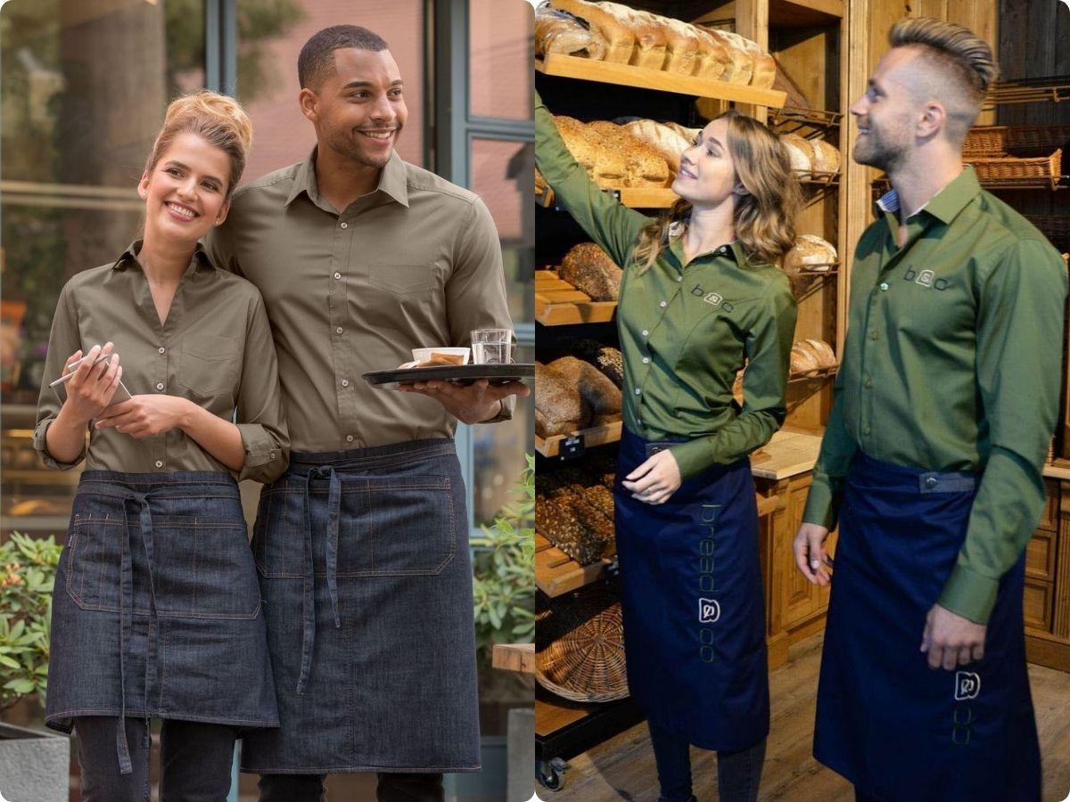 Việc lựa chọn đúng chất liệu sẽ giúp nhân viên làm việc hiệu quả và tự tin