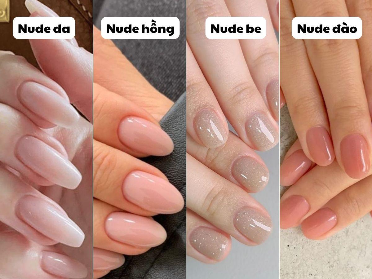 Màu nude là lựa chọn an toàn cho mẫu nail công sở