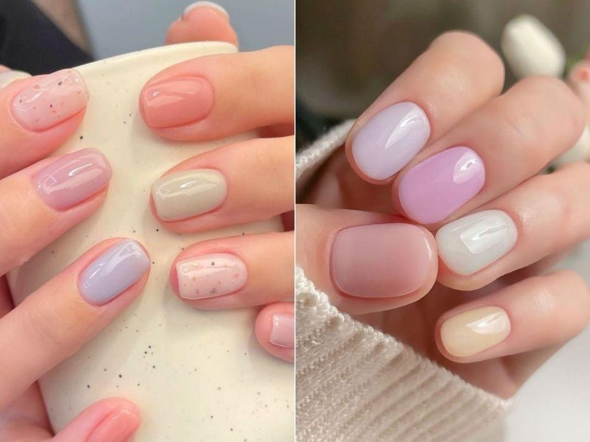 Mẫu nail pastel mang để vẻ tươi mới, trẻ trung
