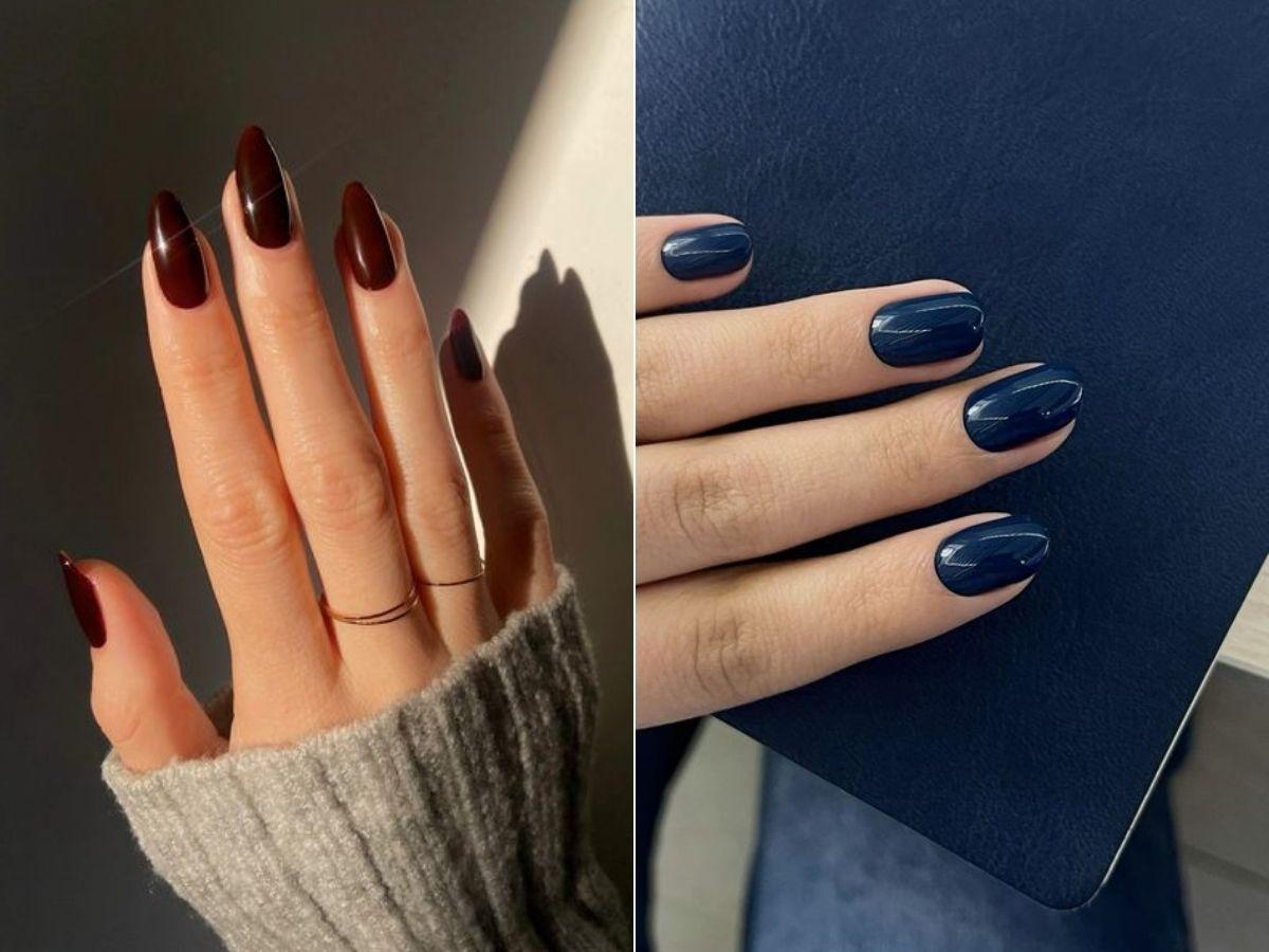 Mẫu nail sơn lì mang đến vẻ ngoài hiện đại cho quý cô công sở