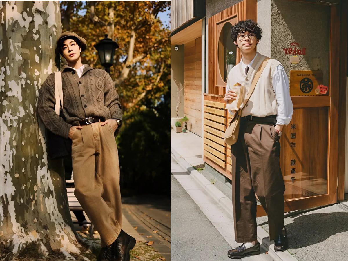 Gợi ý Mix Đồ Vintage Mùa Đông Cho Nam