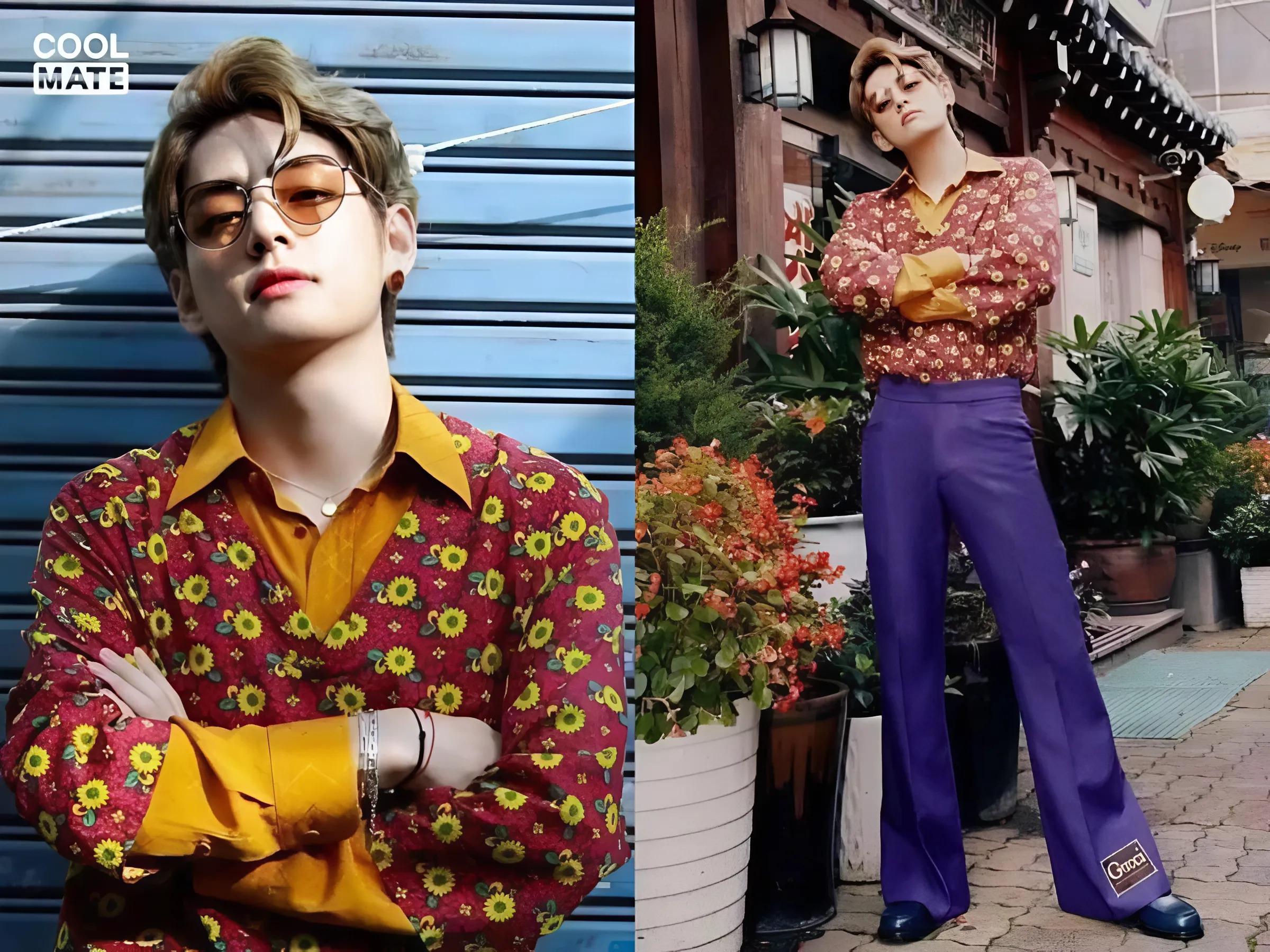 Phong cách retro thiên về gam màu đậm và rực rỡ 