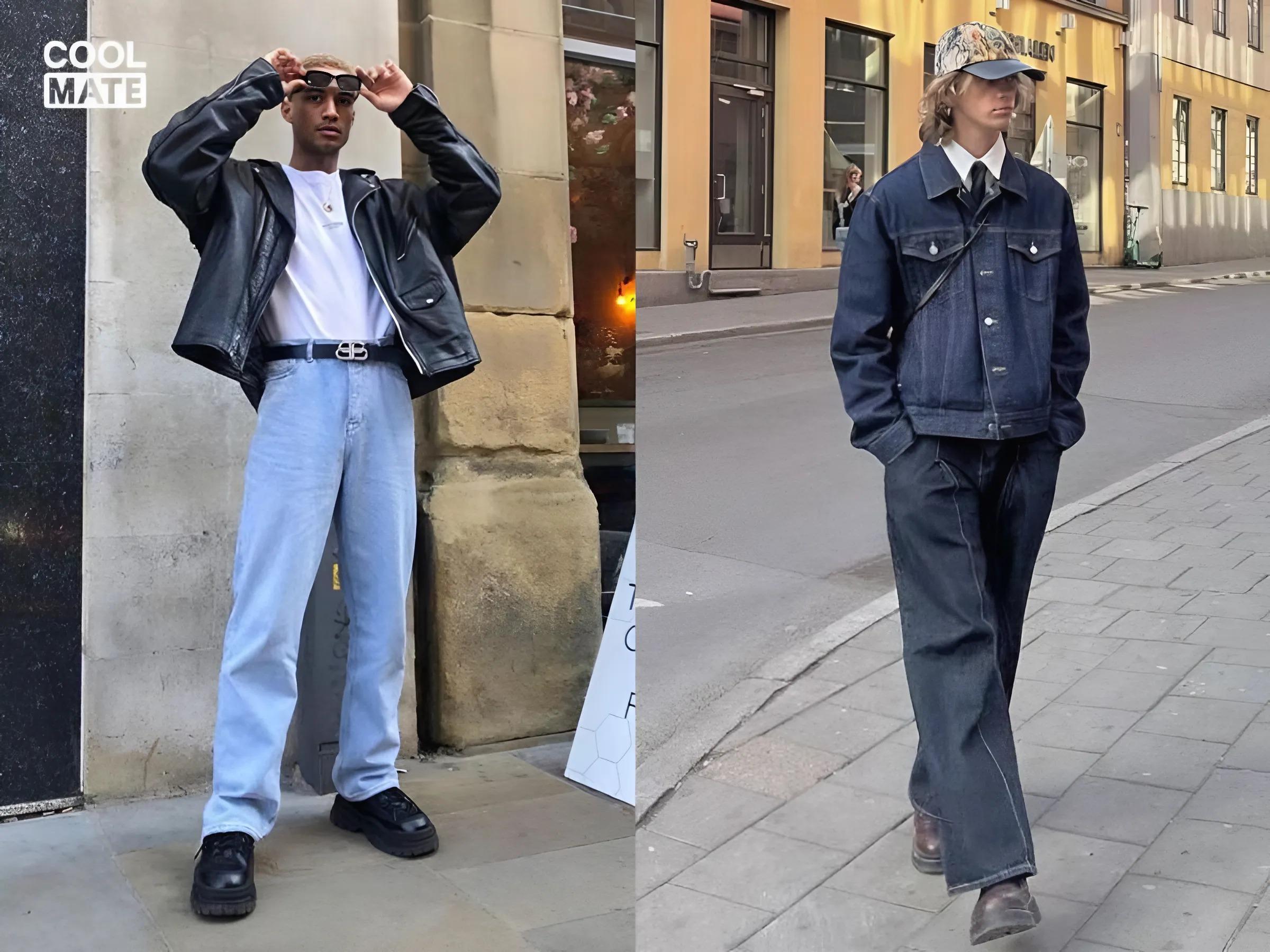 Thời trang Retro thường sử dụng các chất liệu như nhung, len, da, denim