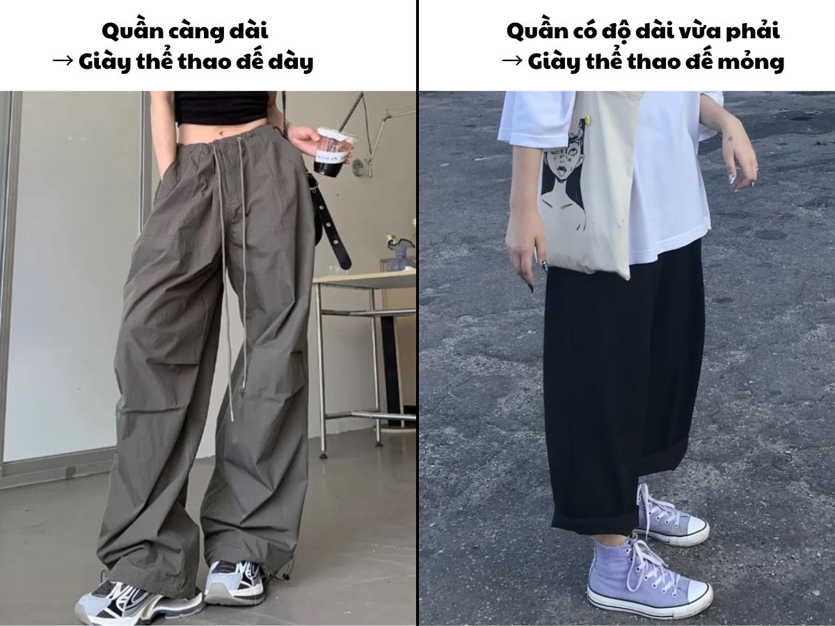 Cân bằng tỷ lệ outfit giúp tổng thể bộ trang phục hài hòa 