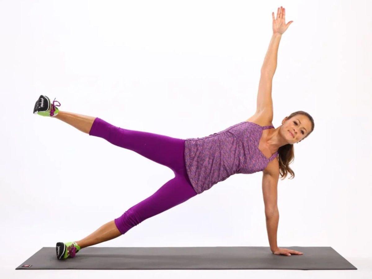 Plank nghiêng hỗ trợ cải thiện vóc dáng