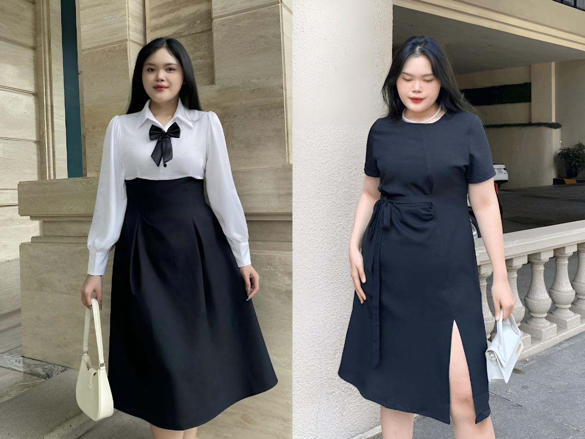 Tips chọn váy cho người thấp, béo bụng