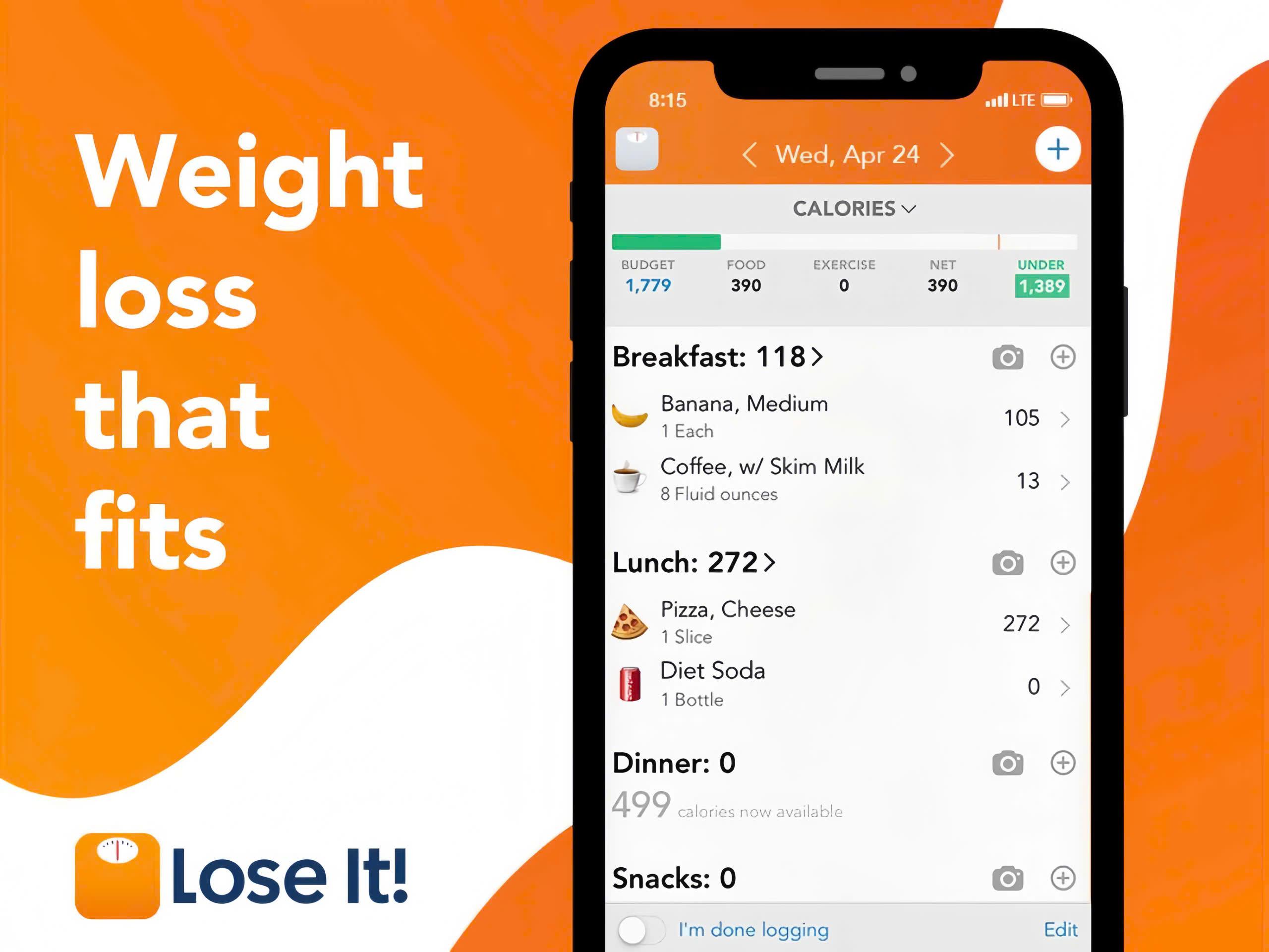 App Calorie Counter by Lose It!