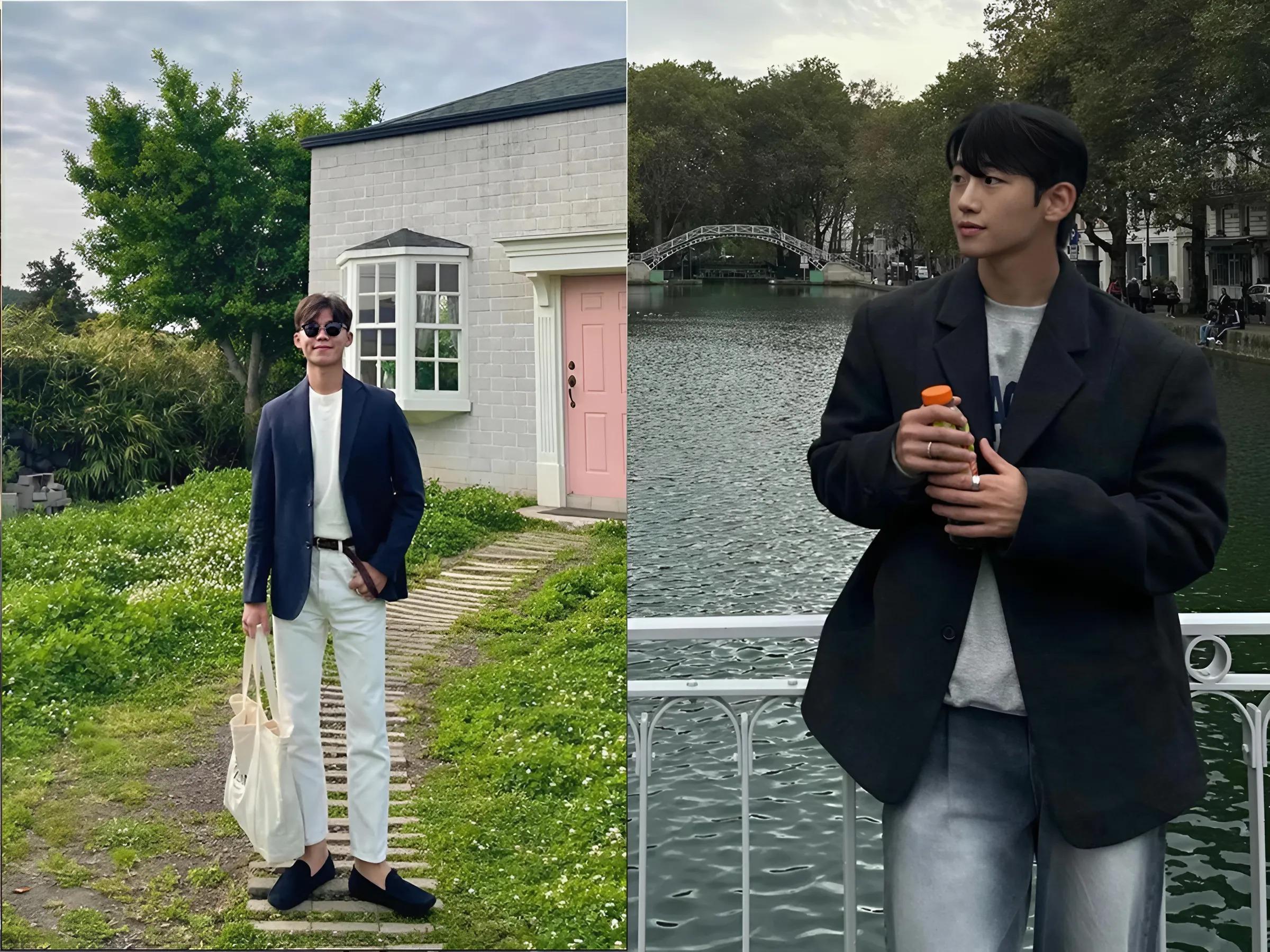 Blazer + Áo Thun + Quần (Jeans/Kaki/Chinos) + Sneaker/Loafer