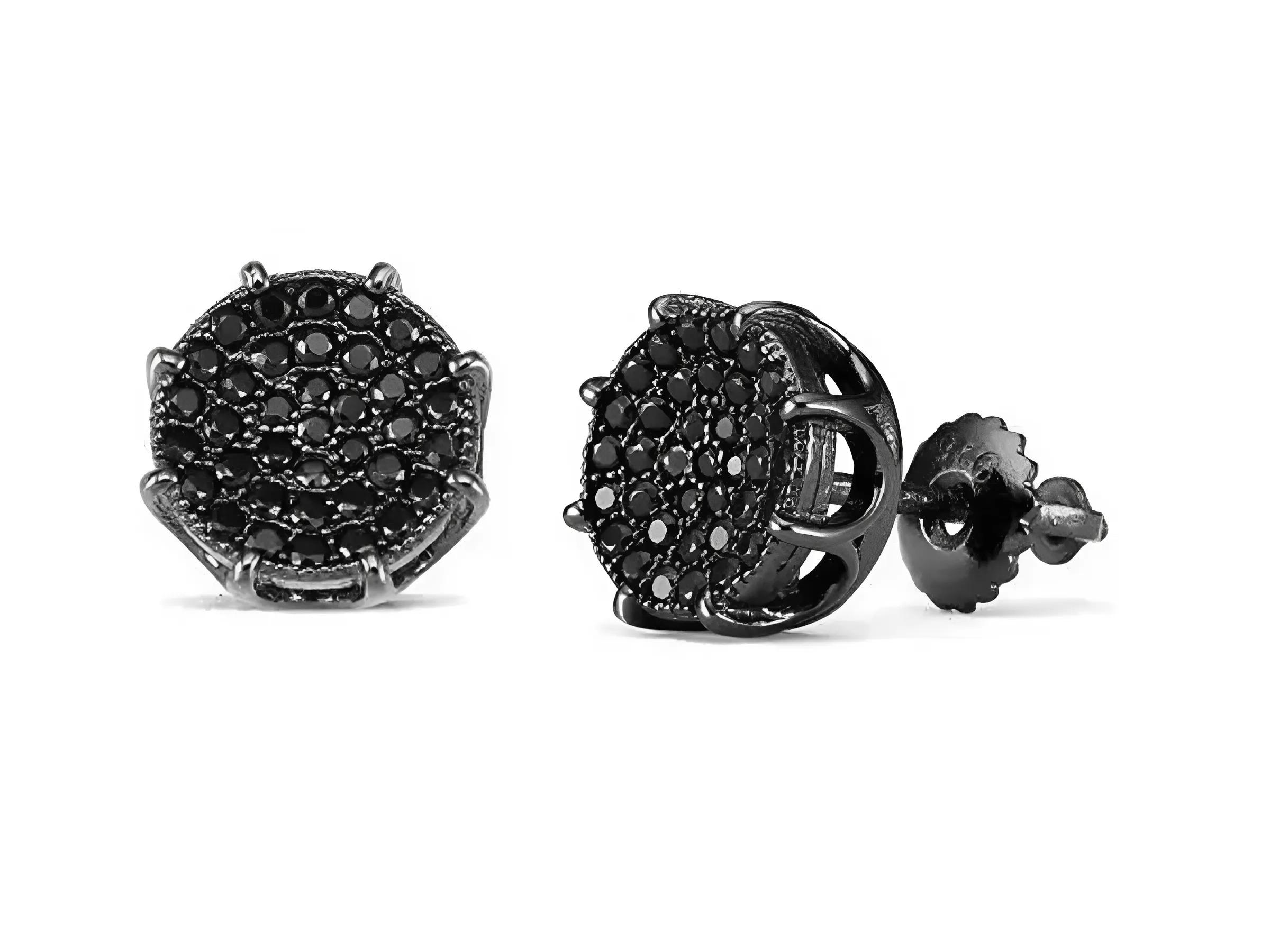 Khuyên Tai Nam Đính Đá/Kim Cương Nhân Tạo