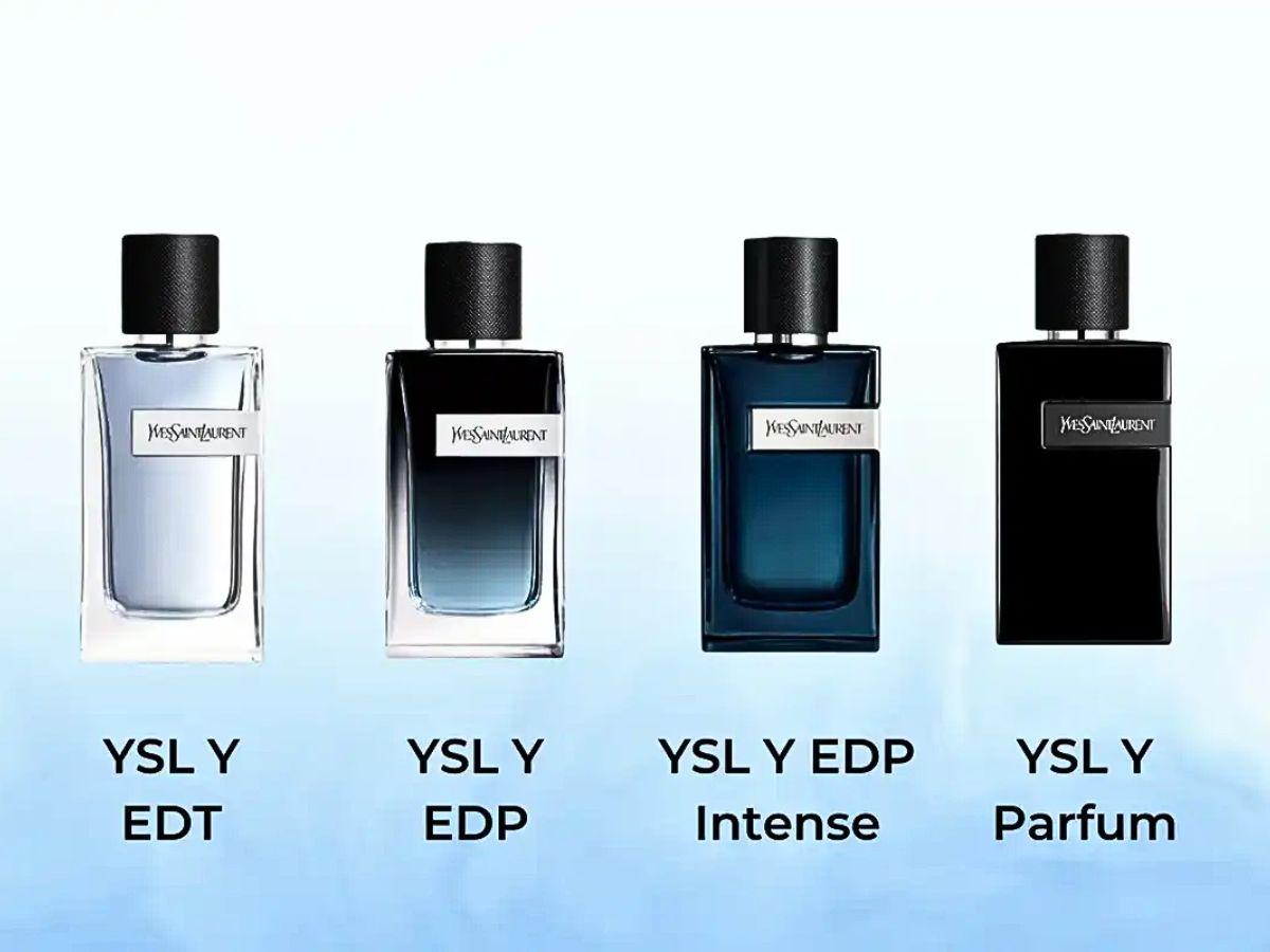 EDT, EDP, Parfum thể hiện nồng độ tinh dầu