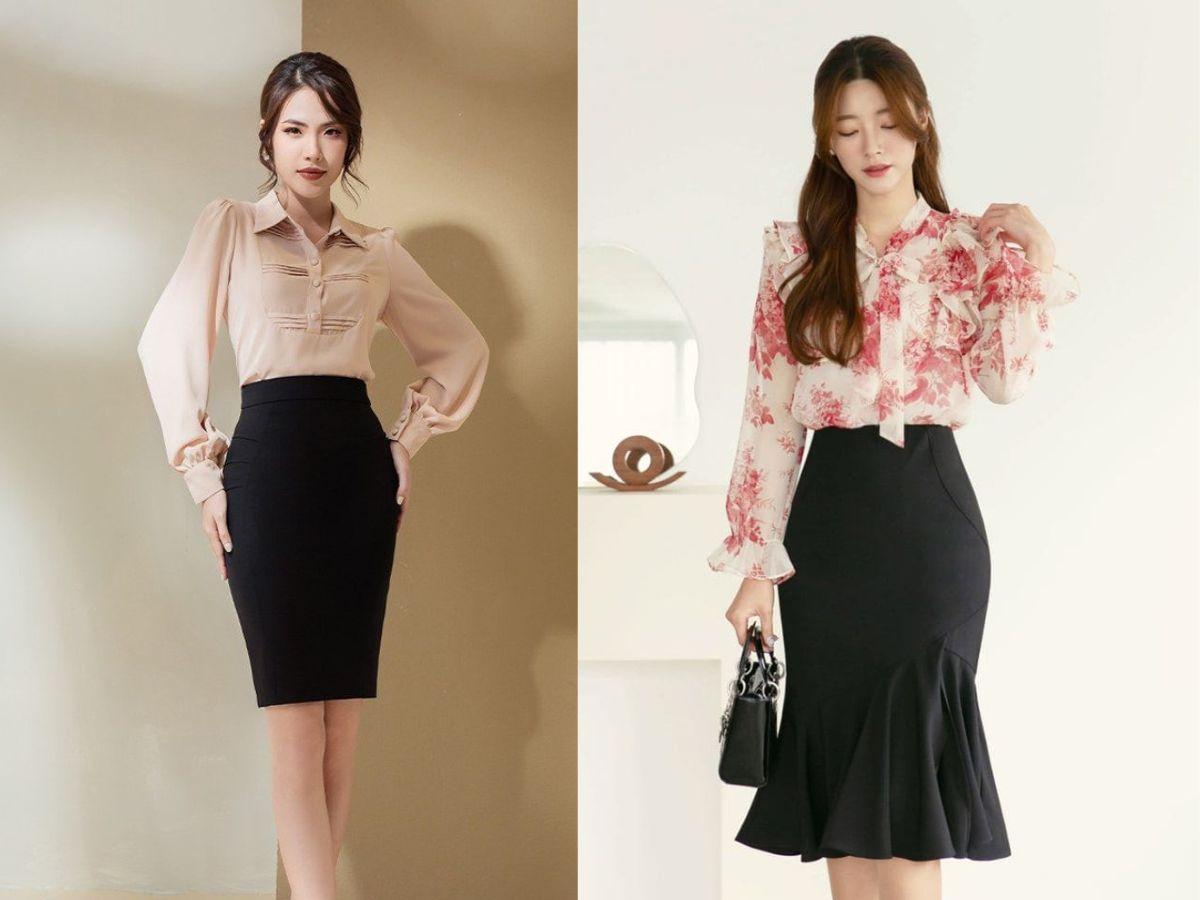 Mẹo chọn và bảo quản váy công sở chuẩn style Hàn Quốc