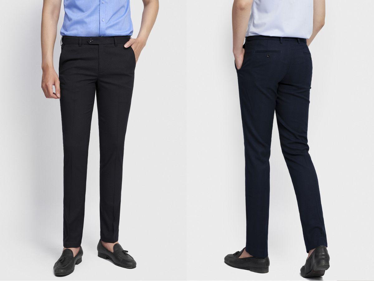 Quần tây là lựa chọn mặc cùng áo dài phổ biến