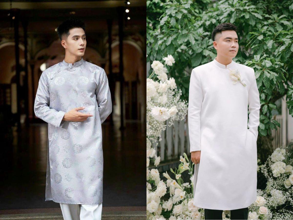 Chọn áo dài nam cách tân cho người vóc dáng cân đối