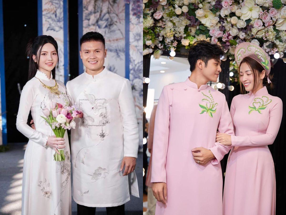 Xu hướng áo dài cưới nam cách tân mới nhất