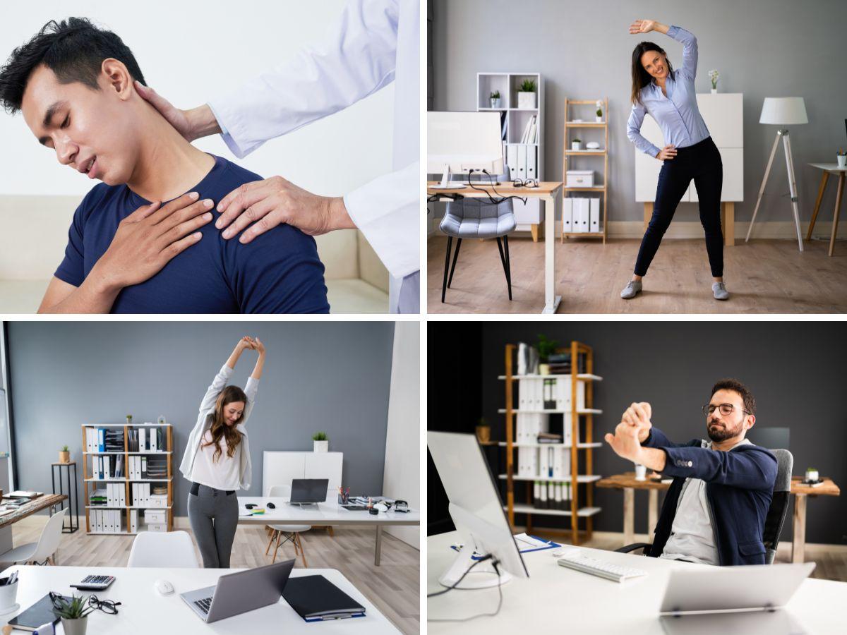 Có nhiều bài tập để khởi động nhanh cho dân văn phòng