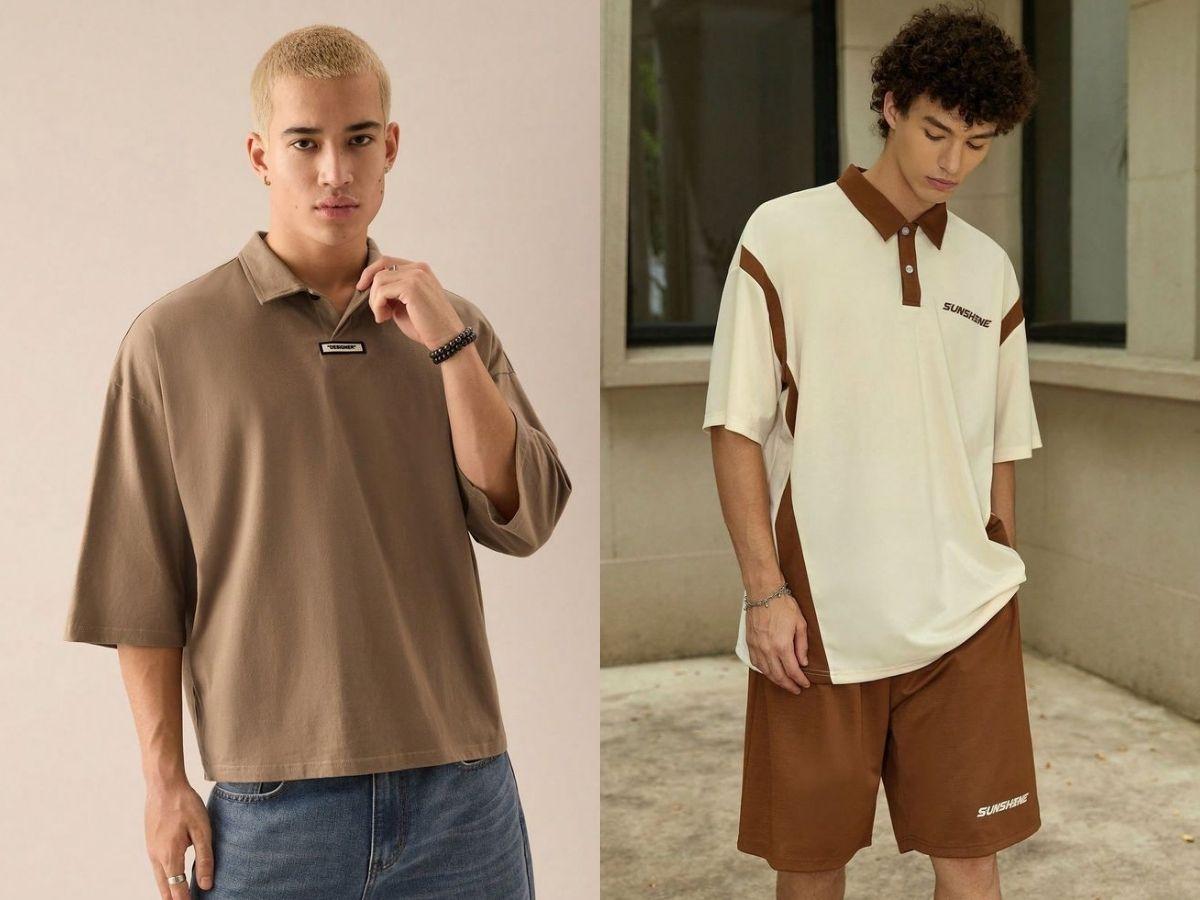 Form áo polo dành cho dáng người gầy