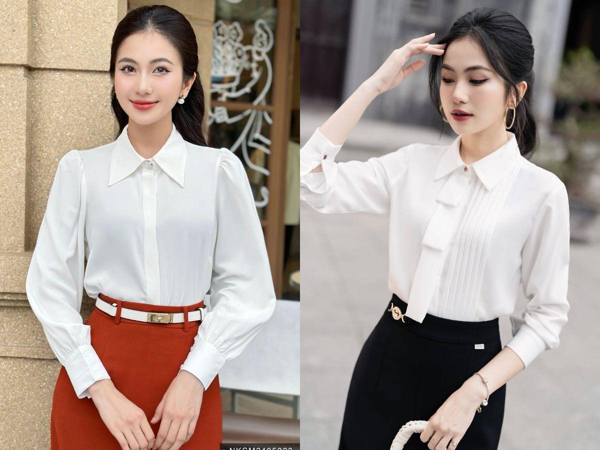 Áo sơ mi công sở giúp bạn tạo vẻ ngoài thanh lịch, chỉn chu