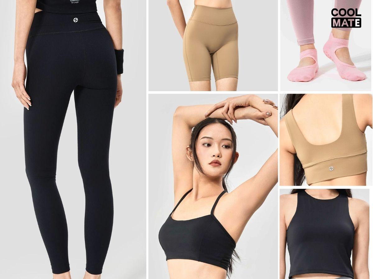 Bộ sưu tập ảnh sản phẩm đồ tập yoga nữ nổi bật của Coolmate