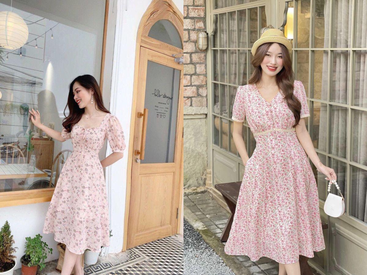 Đầm hoa nhí được rất nhiều cô gái yêu thích