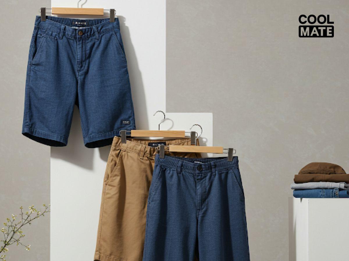 Các kiểu short nam (denim, chino, thể thao...)