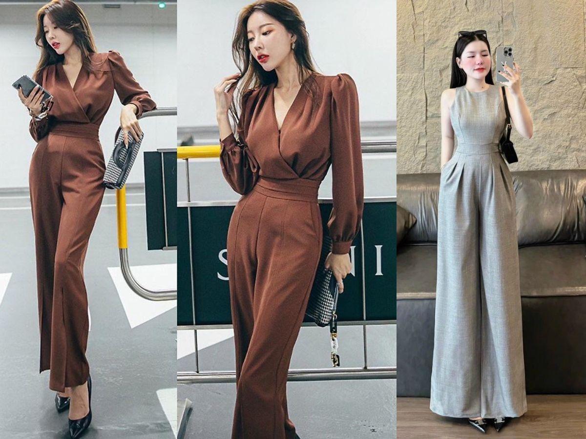 Vóc dáng cao thích hợp với nhiều kiểu dáng jumpsuit đa dạng
