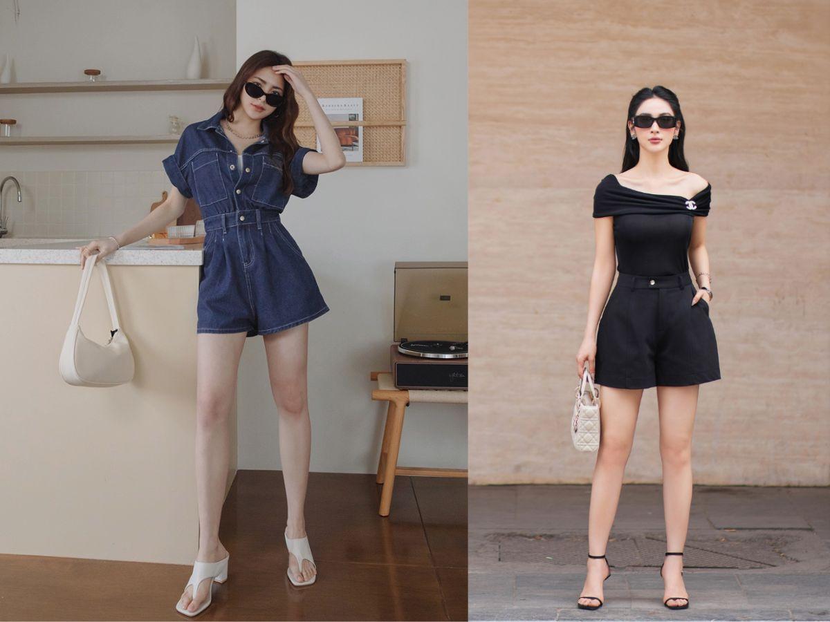 Những cô nàng nấm lùn nên ưu tiên jumpsuit ngắn để khoe chân