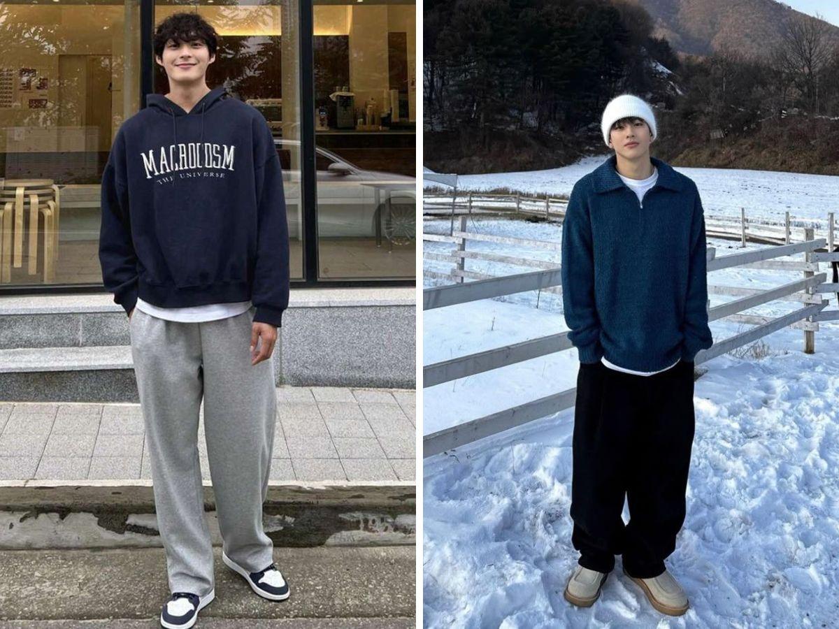Năng động cùng áo hoodie và quần jeans/jogger
