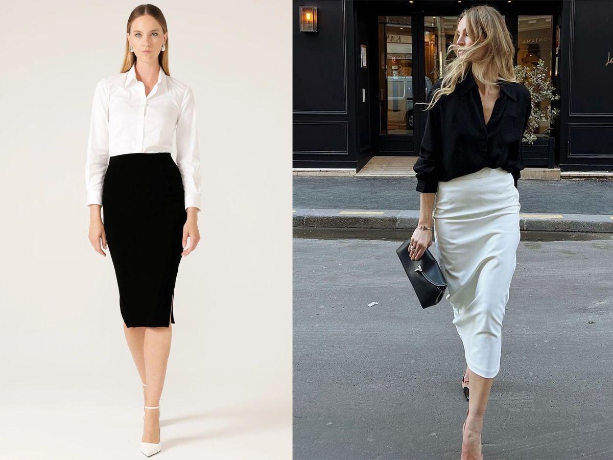 Cách sơ vin đẹp cho chân váy bút chì