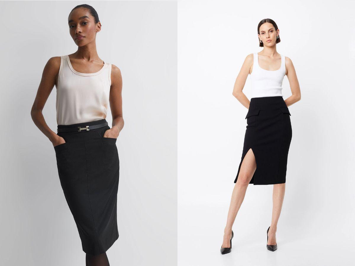 Phối chân váy bút chì đi chơi, dạo phố