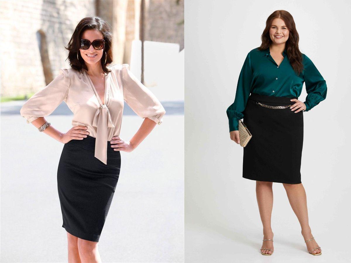 Phối chân váy cùng áo blouse