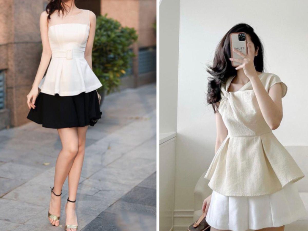 Nên ưu tiên quần và chân váy cạp cao cho người thấp và béo bụng
