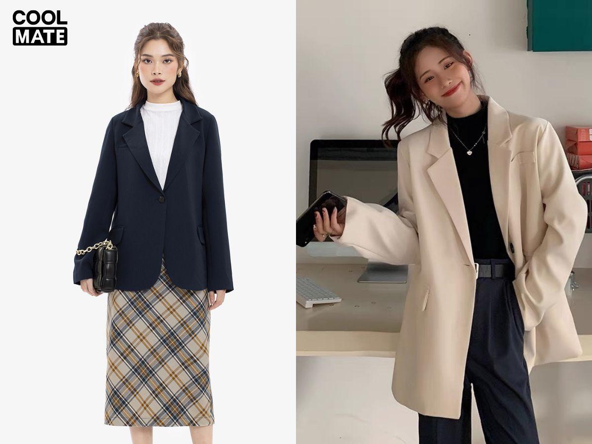 Gợi ý phối áo blazer theo nhiều phong cách khác nhau
