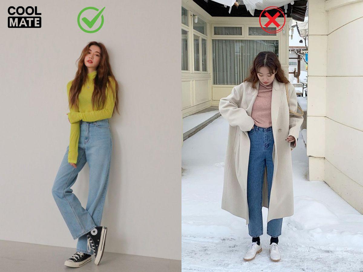 Phối đồ với dáng người thấp