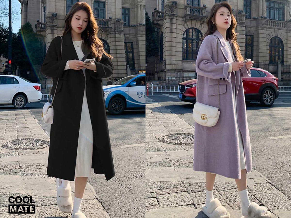 Phối đồ thời trang cùng áo khoác dạ dáng dài