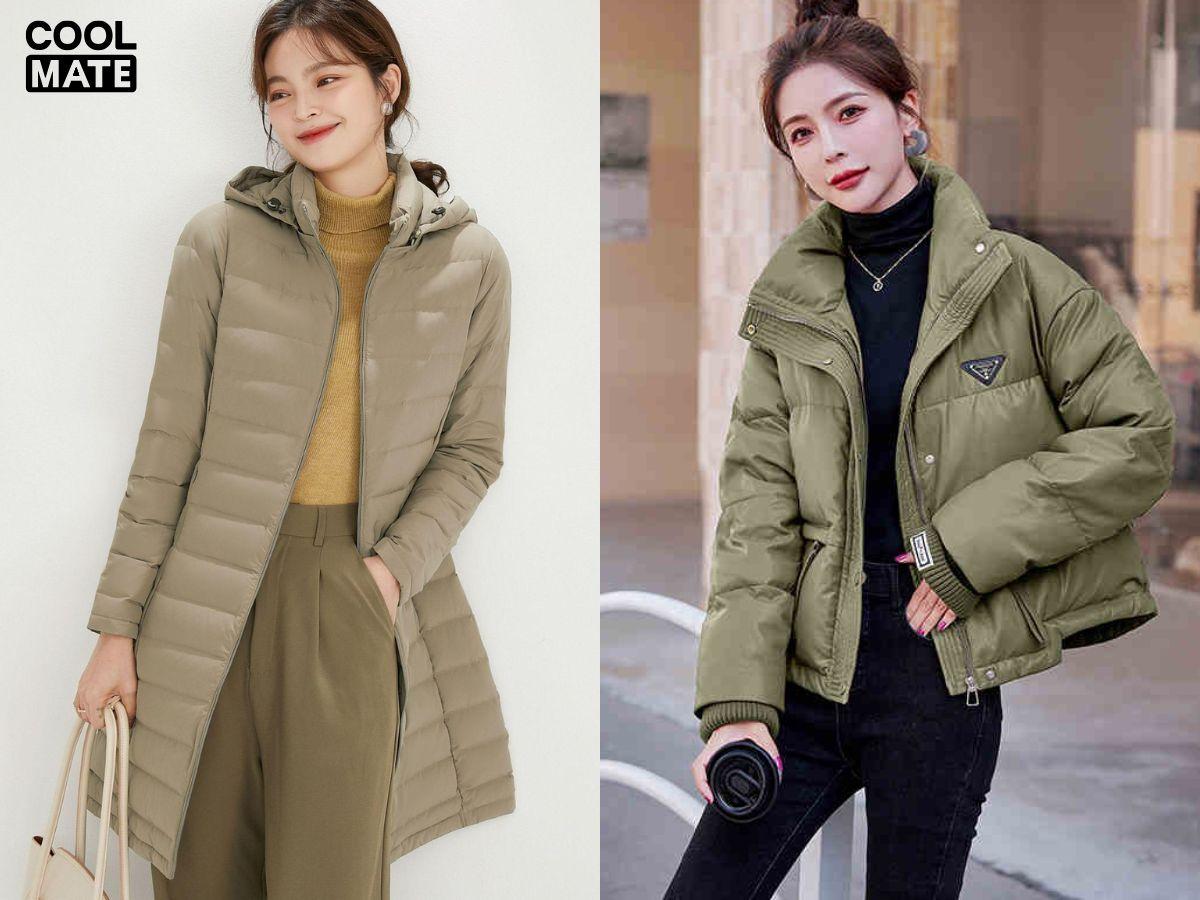 Phối đồ ấn tượng với áo khoác phao