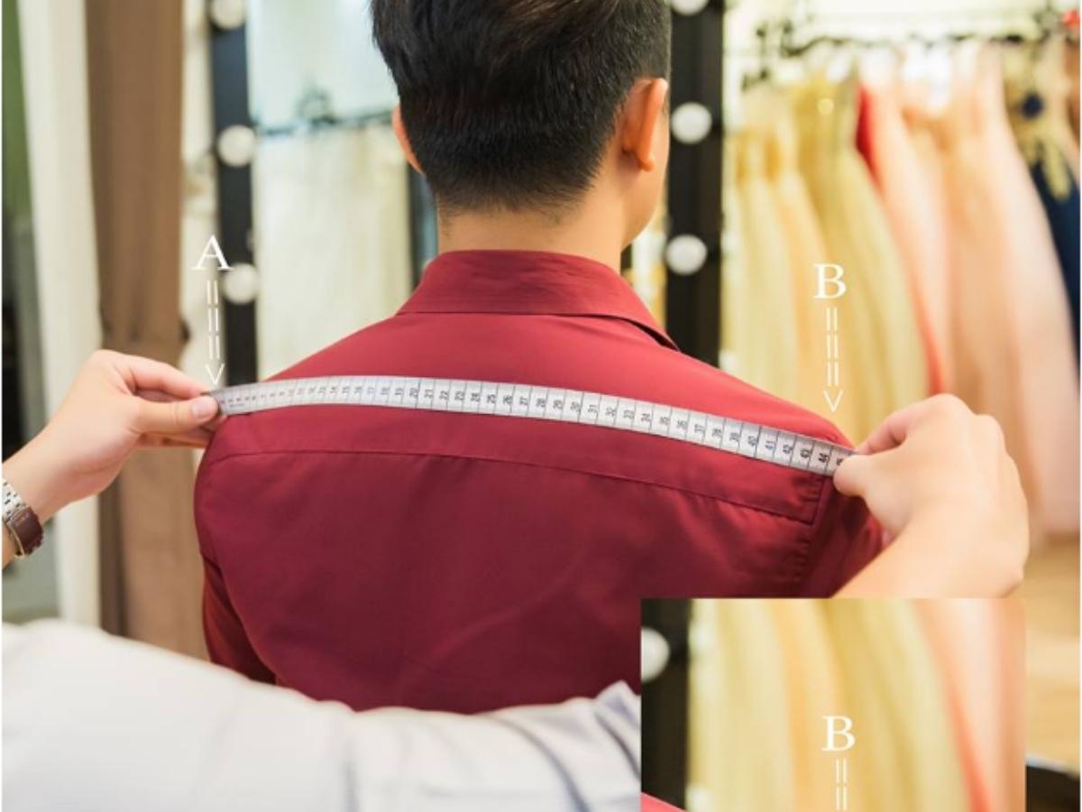 Cách đo chiều rộng vai chuẩn để xác định số đo áo hoodie