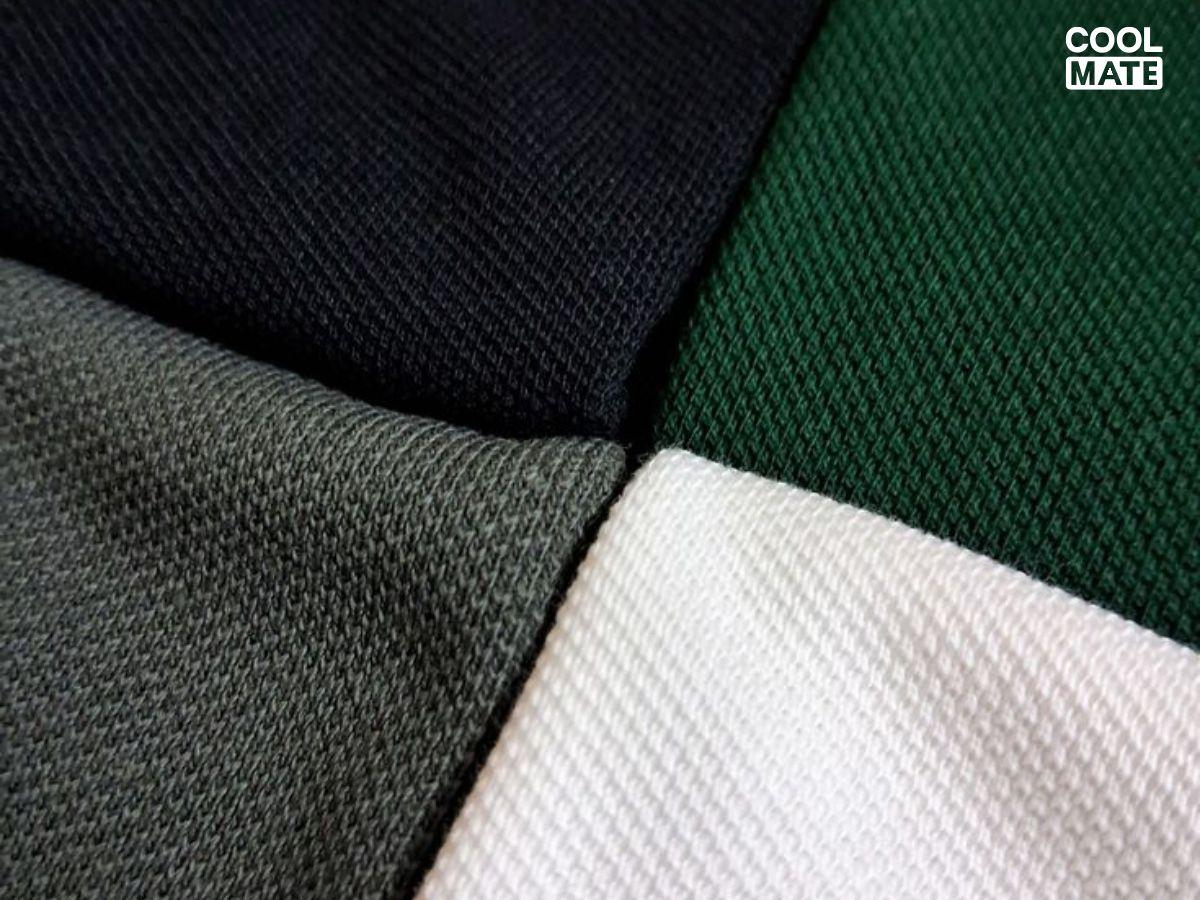 Cận cảnh chi tiết vải pique