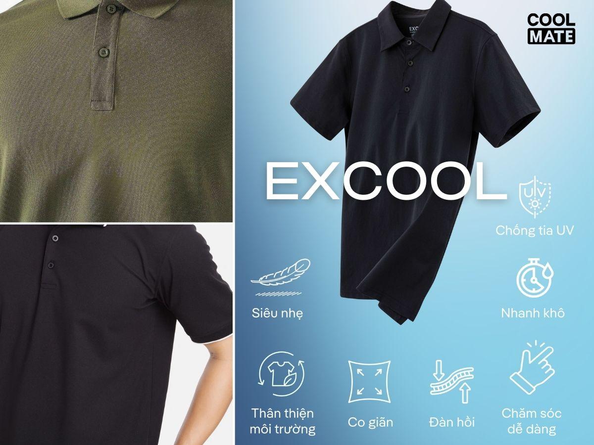 Cận cảnh vải Cotton Pique, Cafe và Excool