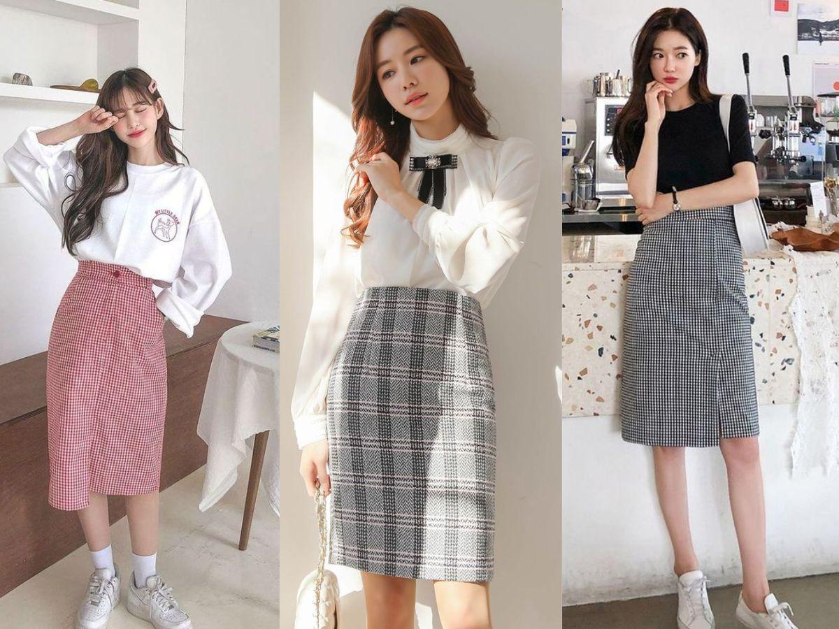 Chân váy bút chì cực kỳ dễ phối đồ