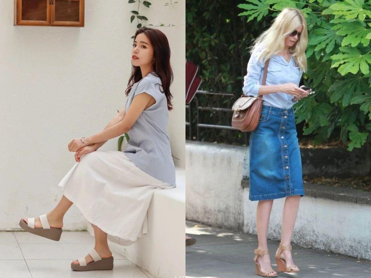 Giày đế xuồng giúp ăn gian chiều cao