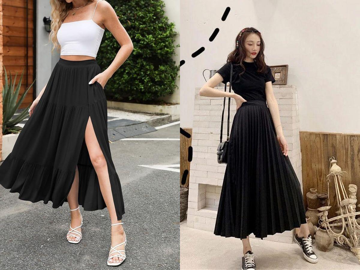 Chọn giày cho chân váy đen