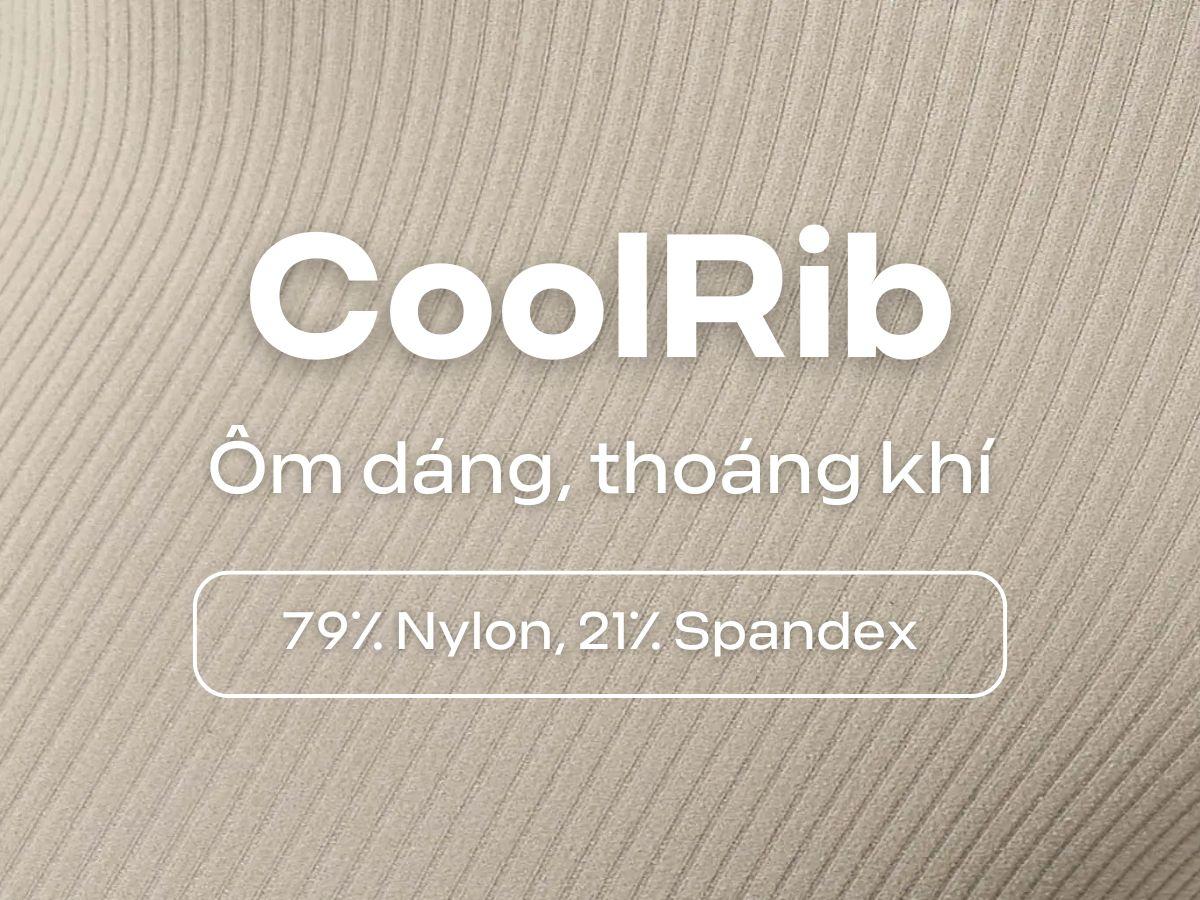 Công nghệ CoolRib độc quyền giúp sản phẩm tạo cảm giác mặc thoải mái chưa từng có