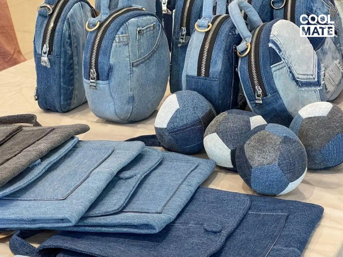 Sản phẩm jean tái chế độc lạ đã trở thành một xu hướng mới trong ngành thời trang